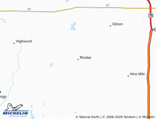 Mappa MICHELIN Rhodes - ViaMichelin