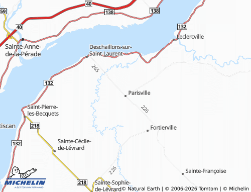 Mappa MICHELIN Parisville - ViaMichelin