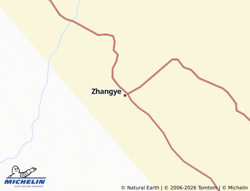 MICHELIN-Landkarte Zhangye - ViaMichelin