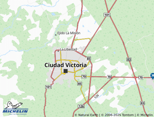 MICHELIN Rinconada Vista Azul map - ViaMichelin
