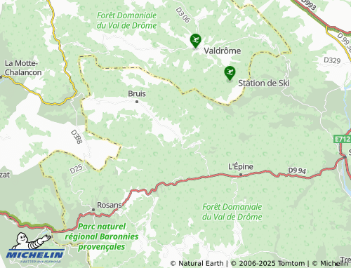 Mappa MICHELIN Serre-Boyer - ViaMichelin