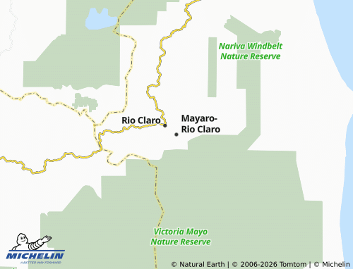 Carte MICHELIN Mayaro-Rio Claro - ViaMichelin