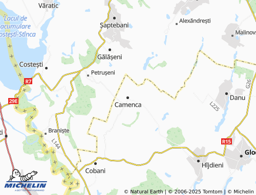 MICHELIN Camenca map - ViaMichelin