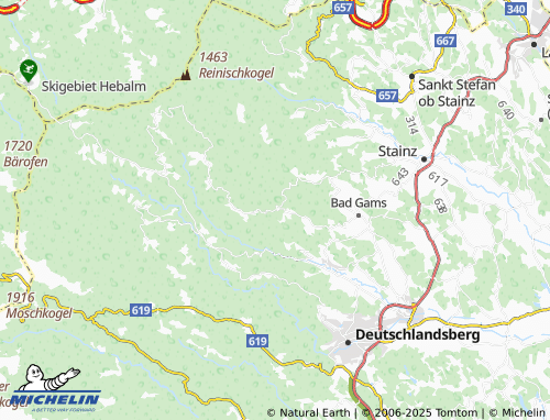 MICHELIN Sallegg map - ViaMichelin