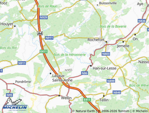 MICHELIN Lessive map - ViaMichelin