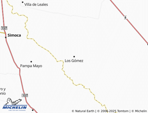 MICHELIN Los Gómez map - ViaMichelin