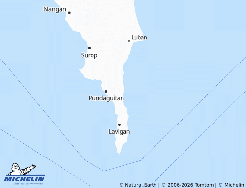 MICHELIN Langka map - ViaMichelin