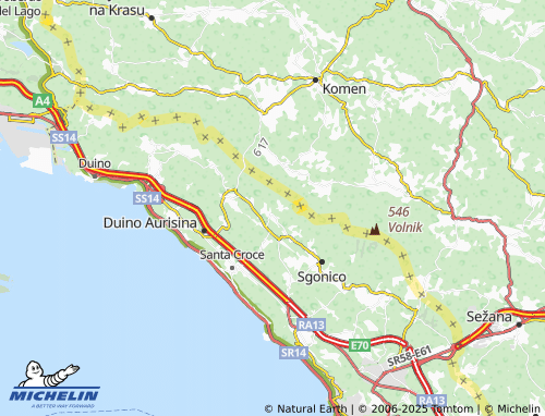 MICHELIN-Landkarte Samatorza - ViaMichelin