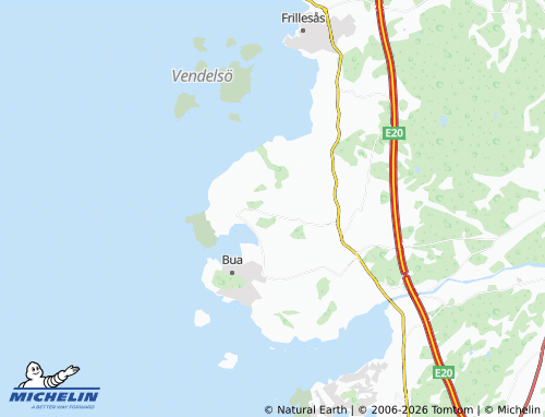 MICHELIN Skällåkra map - ViaMichelin