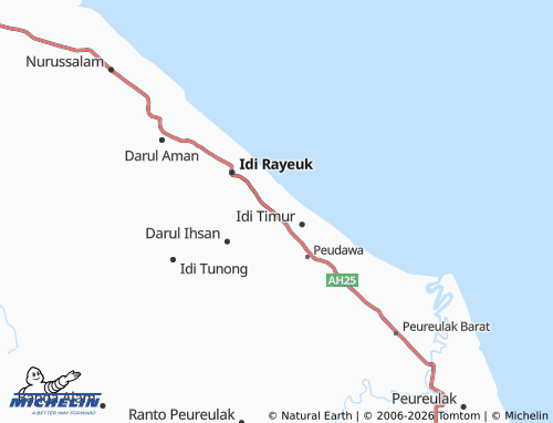 MICHELIN Seuneubok Teungoh Pp map - ViaMichelin
