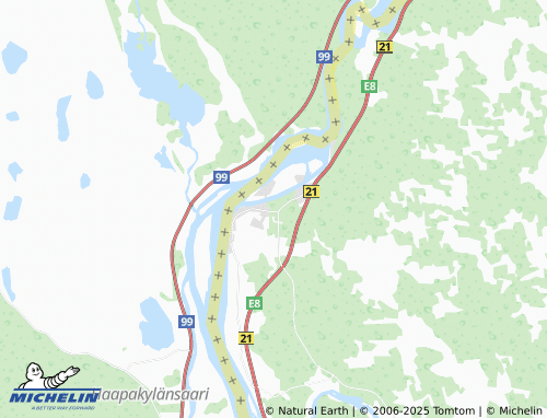 MICHELIN Kaulinranta map - ViaMichelin