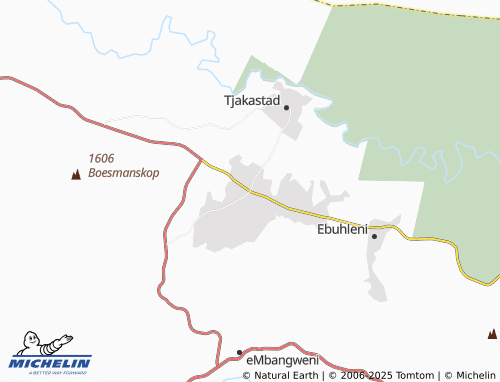 MICHELIN Nhlazatje map - ViaMichelin