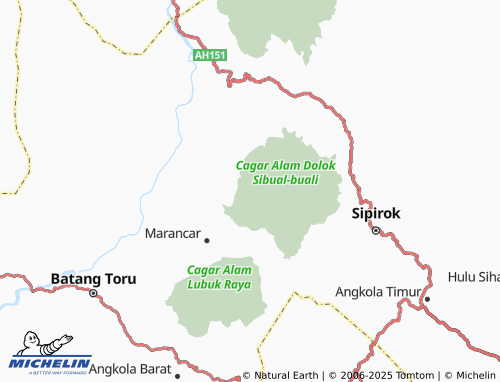MICHELIN Aek Nabara map - ViaMichelin