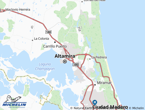 MICHELIN-Landkarte Colonia Independencia - ViaMichelin