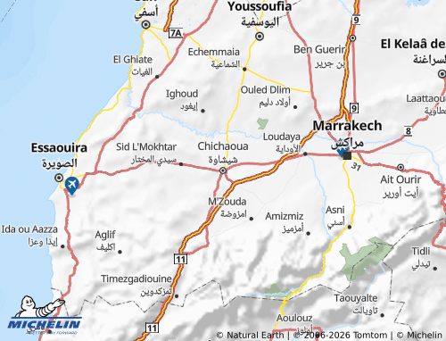 MICHELIN-Landkarte Sheeshawah - ViaMichelin