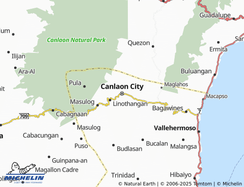 MICHELIN Canlaon City map - ViaMichelin