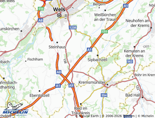 MICHELIN Rappersdorf map - ViaMichelin