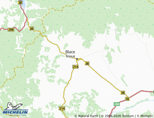 Carte MICHELIN Blace - ViaMichelin