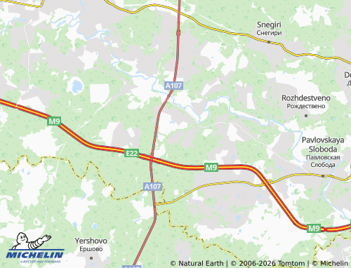 Carte MICHELIN Borki - ViaMichelin