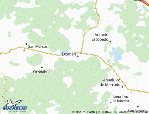 Mappa MICHELIN La Frontera - ViaMichelin