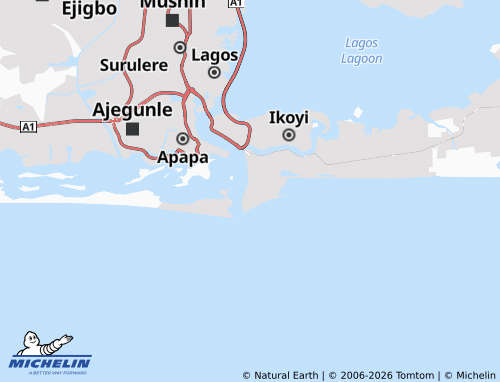 MICHELIN Harbour Lights map - ViaMichelin