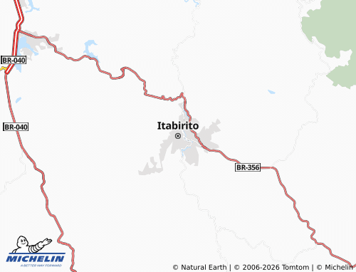 Mappa MICHELIN Itabirito - ViaMichelin