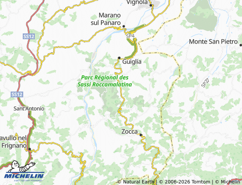MICHELIN-Landkarte Rocca Malatina - ViaMichelin
