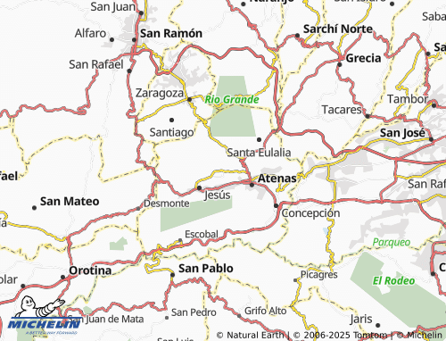 MICHELIN Mercedes map - ViaMichelin