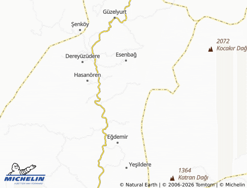 MICHELIN Aşağıdolaylar map - ViaMichelin