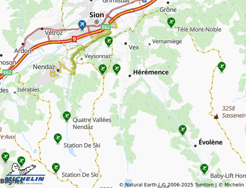 MICHELIN-Landkarte Cerise - ViaMichelin