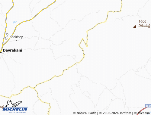 Kaart MICHELIN Belovacık - ViaMichelin