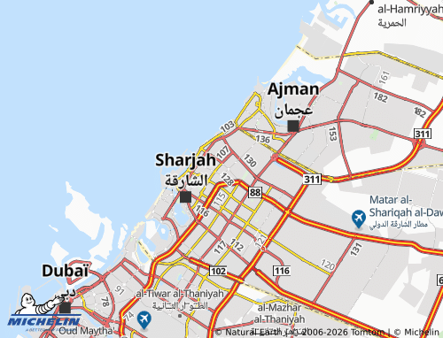 Carte MICHELIN al-Mansourah - ViaMichelin