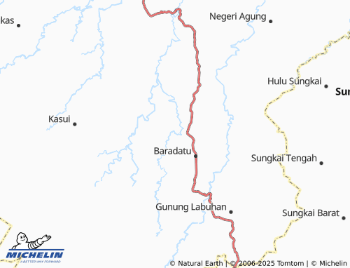 Carte MICHELIN Gedung Pakuon - ViaMichelin