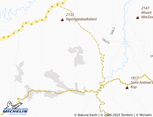 Kaart MICHELIN Makolweni - ViaMichelin