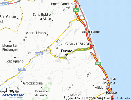 MICHELIN Salette map - ViaMichelin