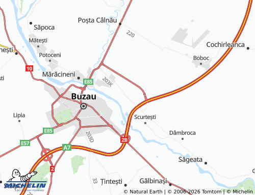 MICHELIN Vadu Pașii map - ViaMichelin
