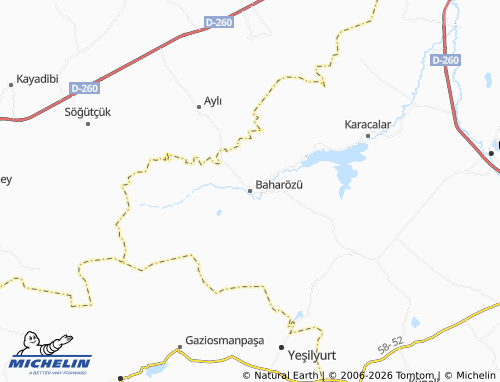 Mappa MICHELIN Baharözü - ViaMichelin