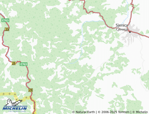 MICHELIN-Landkarte Caričina - ViaMichelin