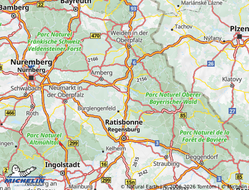 Mappa MICHELIN Schwandorf - ViaMichelin