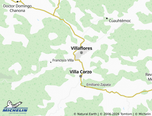 MICHELIN Siglo XXI map - ViaMichelin