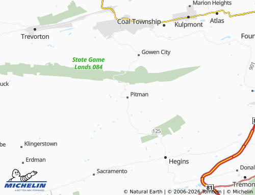 Mappa MICHELIN Pitman - ViaMichelin