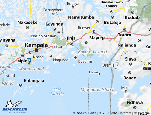 Carte MICHELIN Buvuma - ViaMichelin