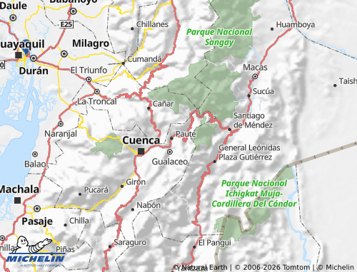 MICHELIN Guachapala map - ViaMichelin