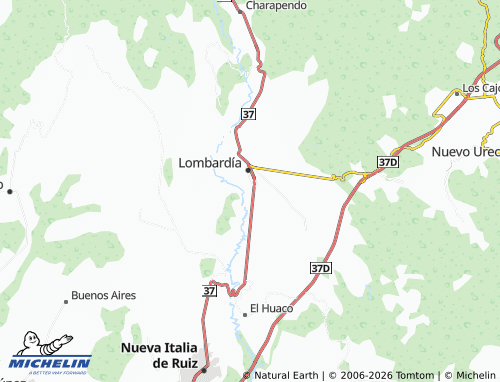 Mappa MICHELIN Los Flores - ViaMichelin