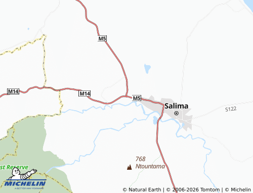 MICHELIN Mlimagwengwe map - ViaMichelin