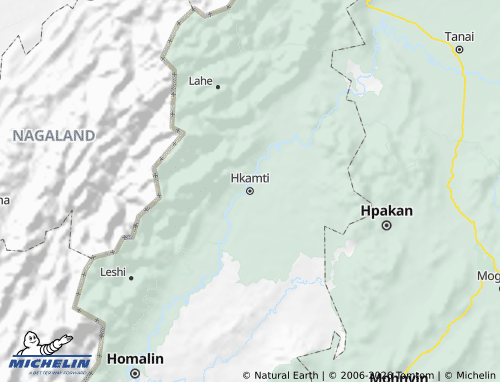 Mapa MICHELIN Hkamti District - ViaMichelin