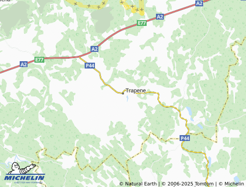 MICHELIN Trapenes pagasts map - ViaMichelin