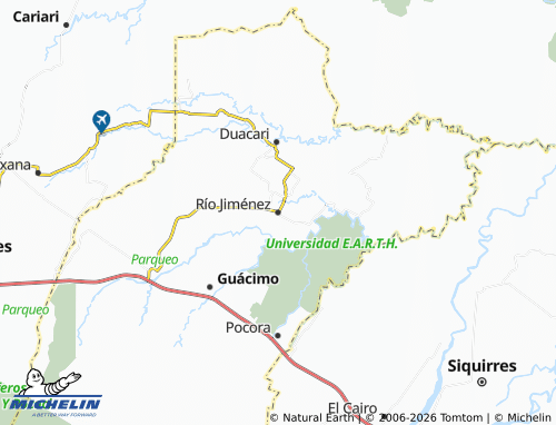 MICHELIN Río Jiménez map - ViaMichelin