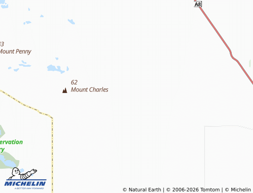 Kaart MICHELIN Mount Charles - ViaMichelin