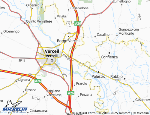 Carte MICHELIN Torrione - ViaMichelin